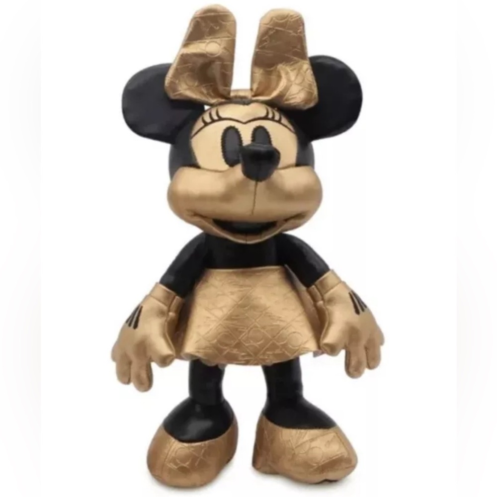 Disney 50th Anniversary Gold Luxe Mickey and Minnie Plush Limited Release - Picture 6 of 10